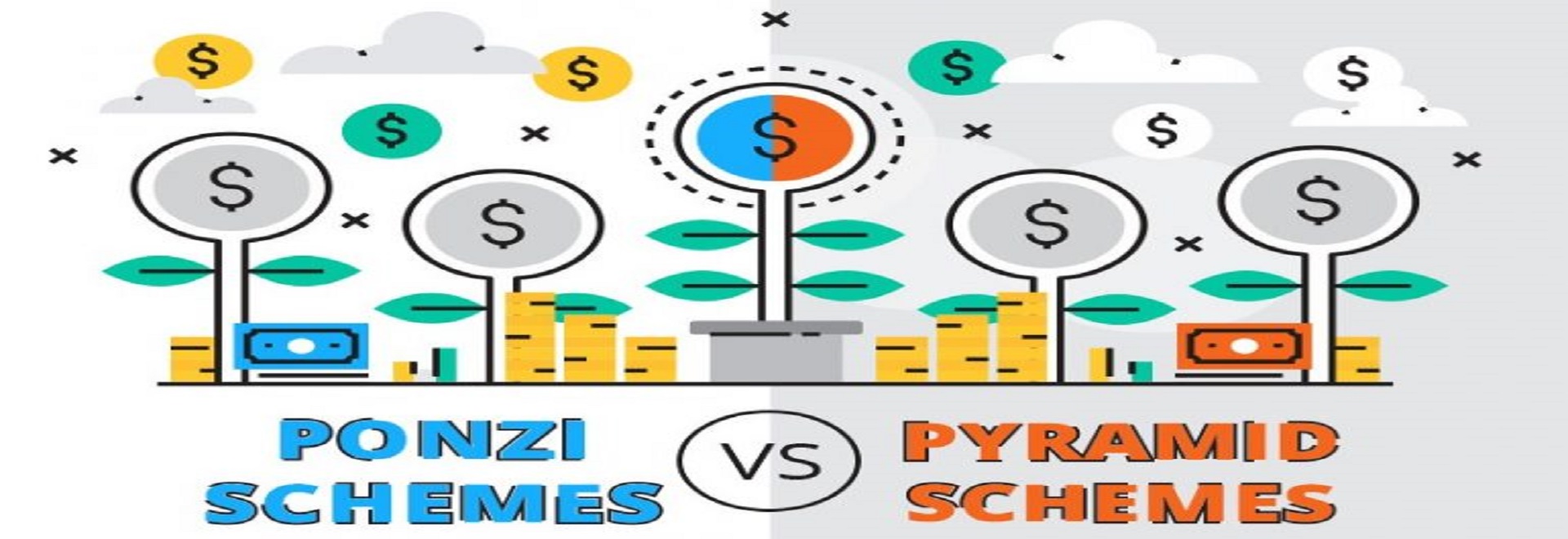 Ponzi Schemes Vs Pyramid Schemes F - کلاهبرداری‌های پانزی و هرمی